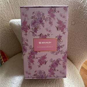 Stanley LoveShackFancy Floral Purple Tumbler